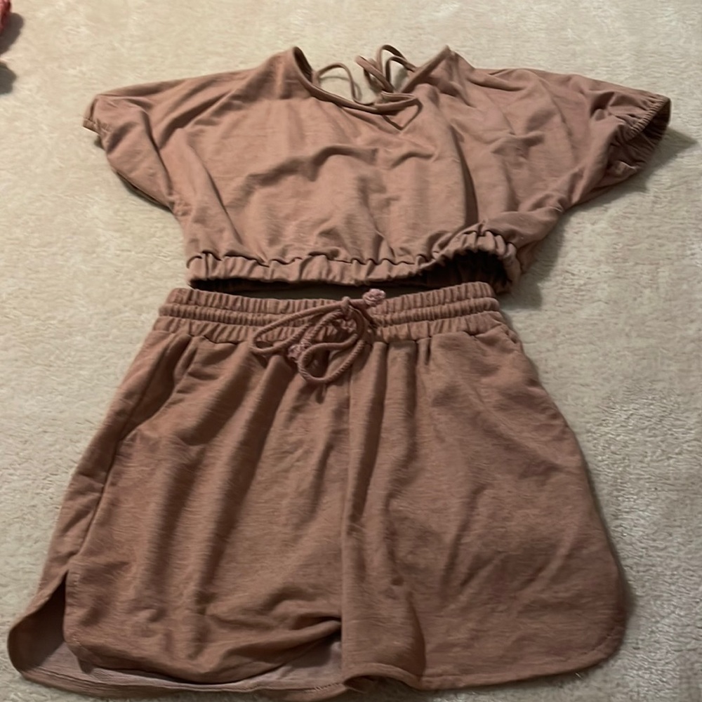 Tan Athleisure set